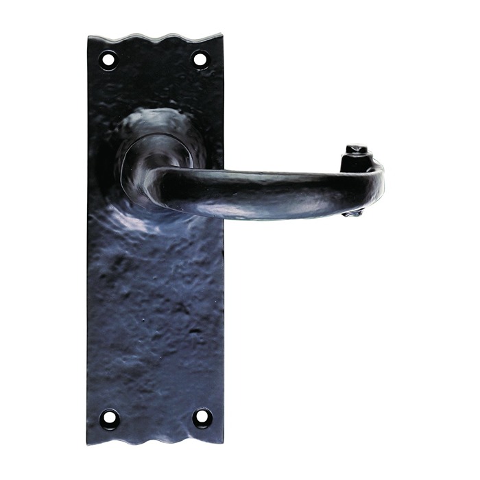 Traditional Lever Door Handle on Various Backplate